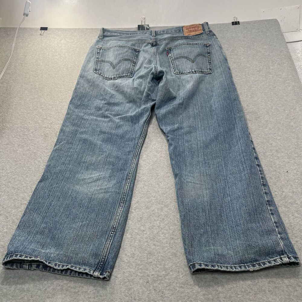 Levis 569 Jeans Mens Size 36x30 actual 38x30 Blue Loose Fit Leg Denim Pants Y2K